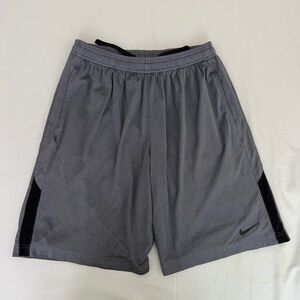 Nike Athletic Shorts (Gray, Youth L)
